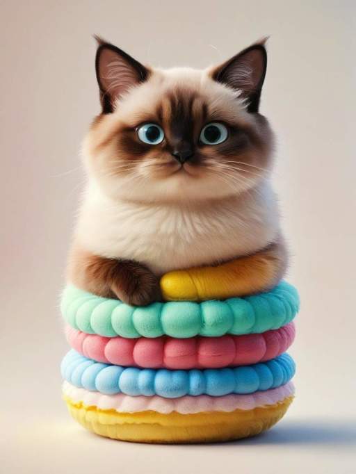 Fluffy Macaron
