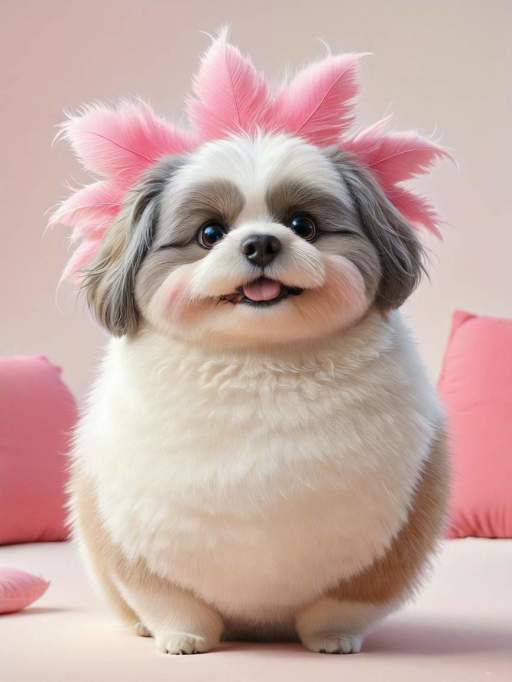 Fluffy Pink